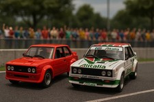 Lotto 2 Modellini Fiat 131 in