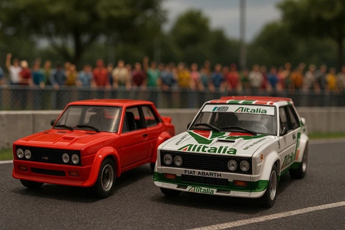 Lotto modellini fiat 131 in - lotto,