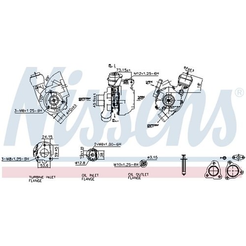 Turbo nissens con - nissens, guarnizioni