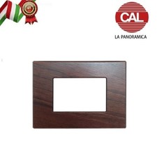 PLACCA 3P LEGNO NOCE NAZIONALE