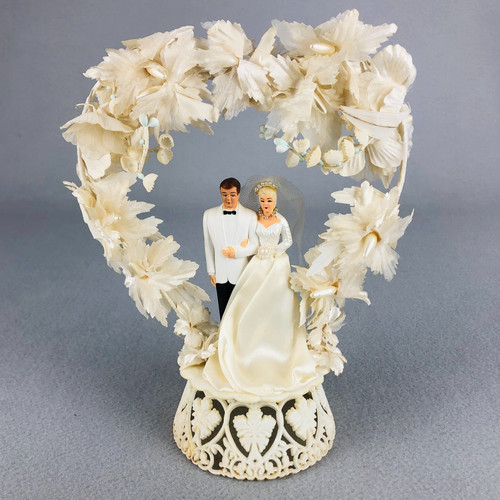 Cake topper matrimonio vintage