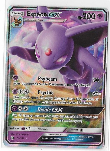 Espeon 149 sole - gx, luna