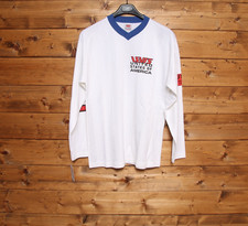 Felpa LEVI'S  tg. M Nuovo (Sa1731) Bianco Vintage Dead Stock levi's