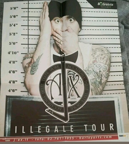 Poster concerto illegale - poster, j.ax