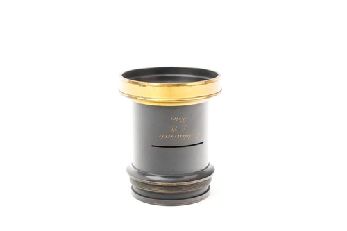 Joli objectif laiton signé - objectif,