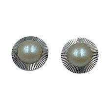 Orecchini Clip Vintage Perle