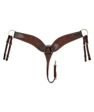 Pettorale western in cuoio con