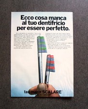 [GCG] I851- Advertising Pubblicità -1979- TAU MARIN SCALARE , SPAZZOLINO