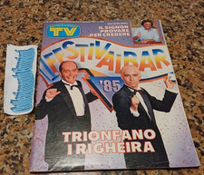 Tv sorrisi e canzoni 37 1985-I Righeira-Snorky-Bonaccorti-Baudo-Mike Bongiorno