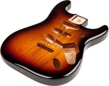 Fender Mexico Stratocaster SSS 3 toni Sunburst corpo in ontano con attacco a ponte vintage