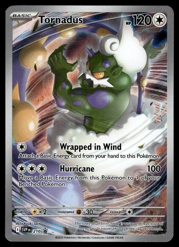 Tornadus 210 holo promo - 210,
