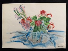 RAOUL DUFY disegno e quadro su