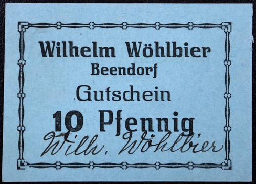 Beendorf wilhelm wohlbier - beendorf, "wilhelm
