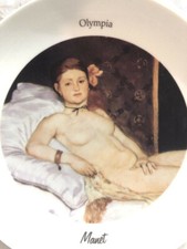 Piatto d'autore in porcellana