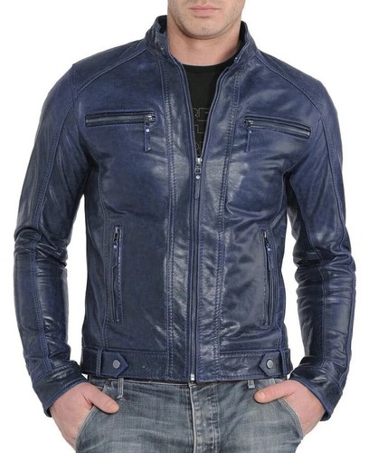 New men navy blue - men's, jacket