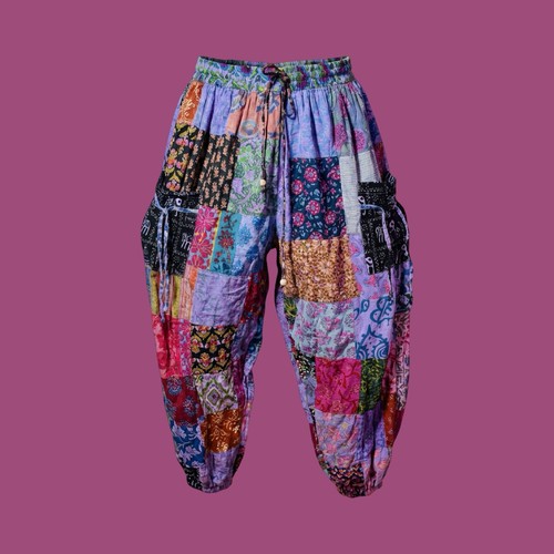 Joggers donna patchwork - , fatti