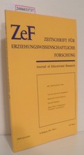 ZeF Zeitschrift für erziehungswissenschaftliche Forschung * 18. Jahrgang  215239