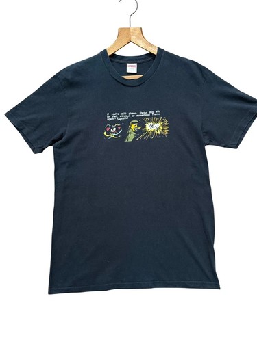 Shirt nera supreme dog t - dog, sh*t