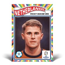 Topps Living Set Euro 2024 #030 Micky Van De Ven Belgio