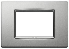 VIMAR 20653.N13 SERIE EIKON PLACCA 3M GRIGIO NEXT