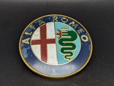 ALFA ROMEO 240051016 Ø 75MM LOGO SIGLA EMBLEMA FREGIO STEMMA SCRITTA BADGE TARGA