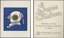 CASCO PALOMBARO - FIGURINA PANINI SUPER STICKERS - 1979 NEW CON VELINA