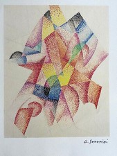 Gino Severini Litografia 1966