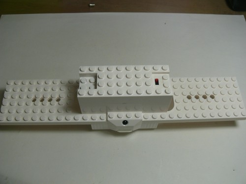 Lego white electric train 9v - electric,,