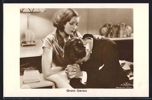 Cartolina attrice greta garbo - cartolina,