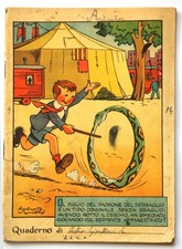 QF37, Cartoccino, quaderno anni 40 scuola elemenari