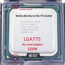 Processore Intel Xeon X5450 3,0 GHz quad-core compatibile LGA775 ultra Q9550. Q9650