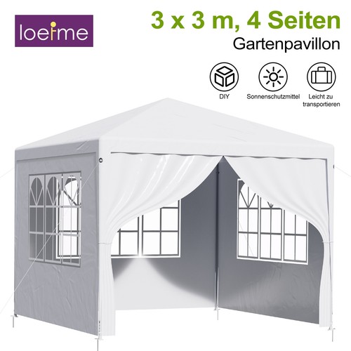 Gazebo pieghevole 3x3 - pieghevole,