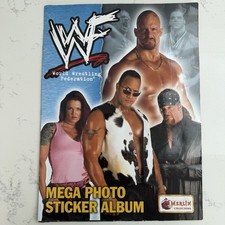 Album Mega Foto Adesivo WWF Merlino WWE 2001 - 7 Mancanti