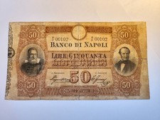 Banco napoli lire - banco, 50