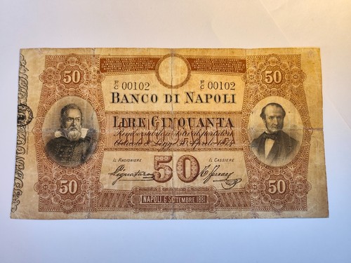 Banco napoli lire - napoli,