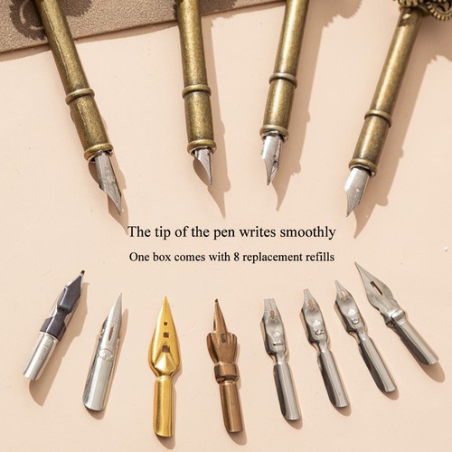 Vintage quill pen set - ^^,