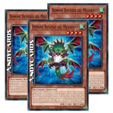 3x DEMONE RIFLESSO DEL MILLENNIO • Comune • INFO IT005 • 1Ed • Yugioh! ANDYCARDS