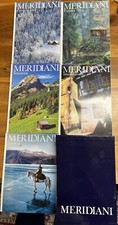 RIVISTA MERIDIANI lotto 5 numeri estero + raccoglitore