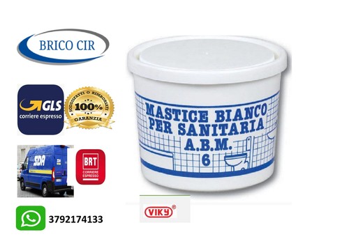 Mastice bianco per sanitaria - mastice,