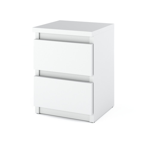 Comodino bianco 2s - comodino,