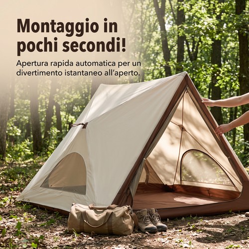 Tenda campeggio automatica - tenda,