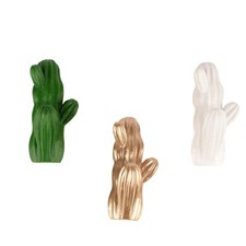  3 Pezzi Ganci da Appendere Autoadesivi Forma di Cactus Appendiabiti Appendiabiti Schienale