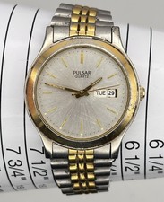 Vtg Pulsar Quartz Wrist Watch