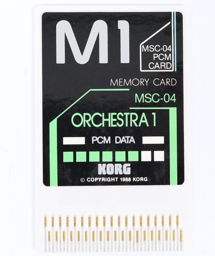 Korg m1r orchestra pcm - m1,