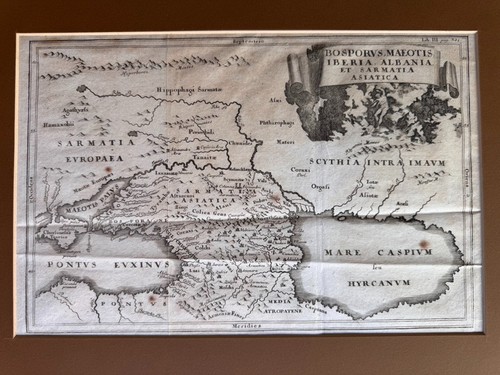 Gravure carte ancienne - gravure,