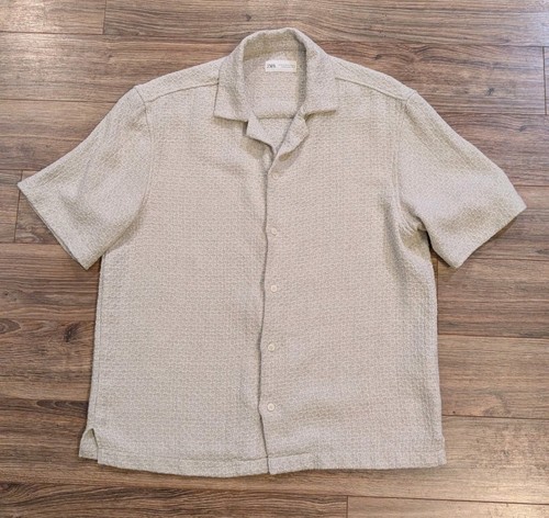 Zara camicia misto - zara, lino