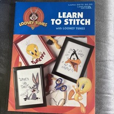 Personaggio cartone animato Looney Tunes IMPARA A CUCIRE punto croce contato tempo libero arti