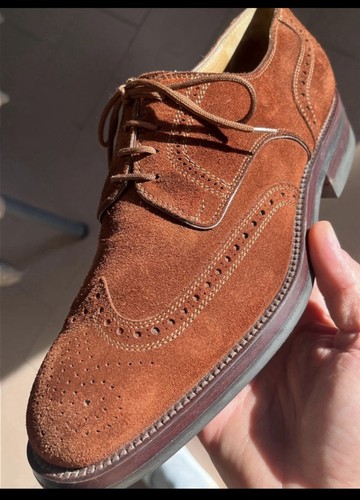 Scarpe derby brogue runic - brogue,