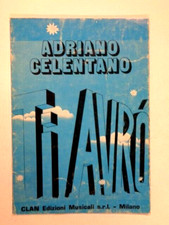 ADRIANO CELENTANO TI AVRO' Spartito 1978
