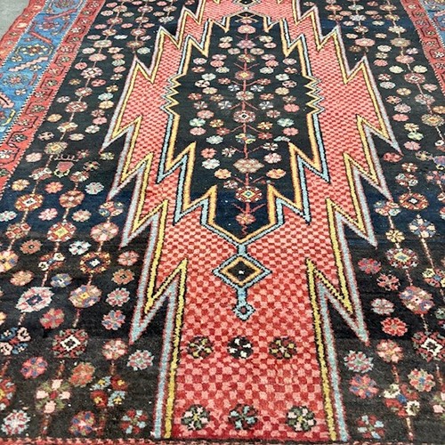 Antico tappeto mazlagan iran - tappeto,